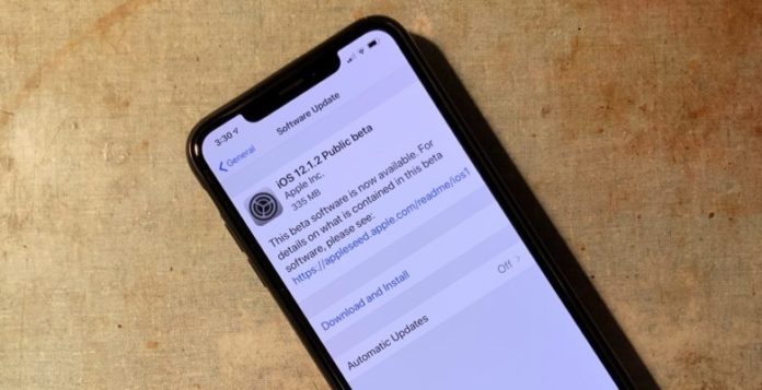 public iOS.12.1.2 публичная бета iOS 12.1.2