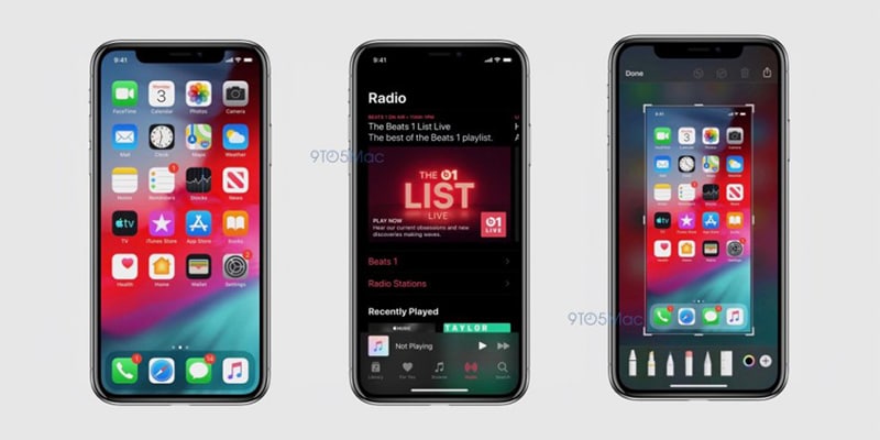 iOS 13 с темным режимом