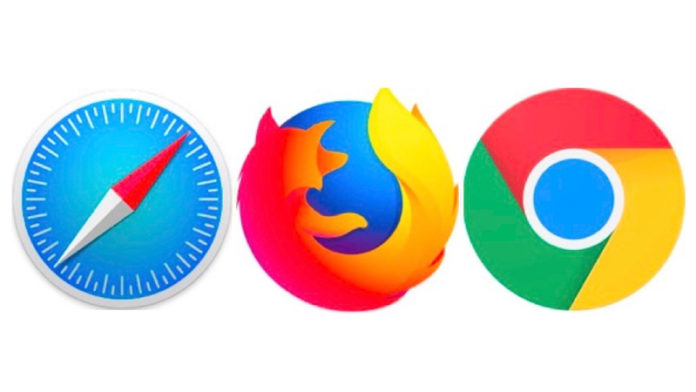 Browser-icons закладки Safari, Firefox и Chrome