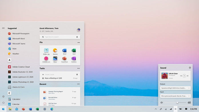 project-windows10 концепт панели задач в Windows 10
