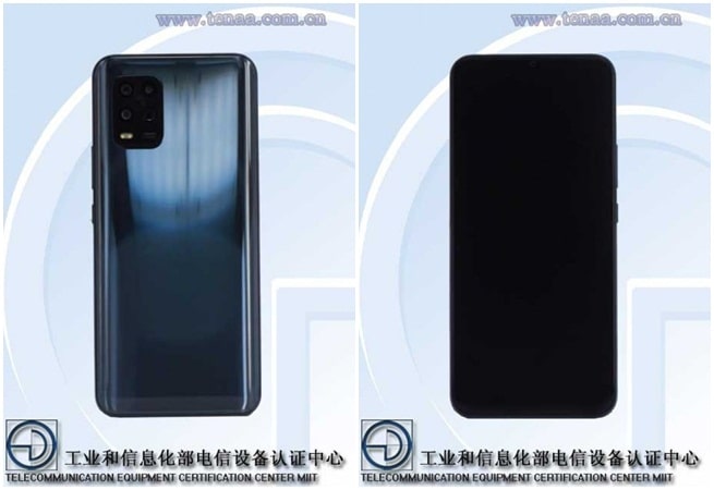 Xiaomi Mi 10 Youth Edition TENAA