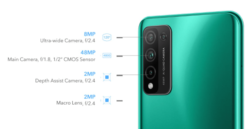 камера Honor 10X Lite
