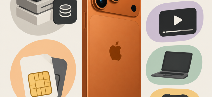 Как выбрать iPhone 17 Pro Max под свои задачи: память, SIM-карта и сценарии использования